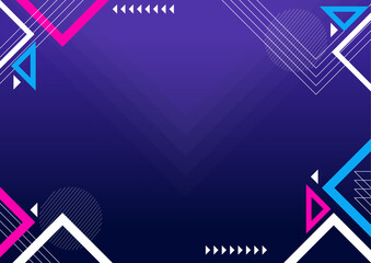 background magenta blue purple triangle stacked gradient simple