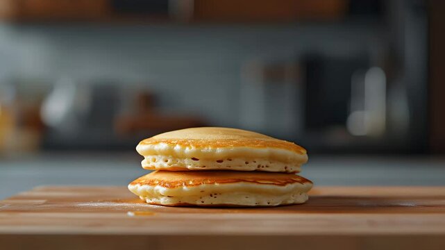 Hovering Anti Gravity Ingredients, Floating pancake stack in zero gravity