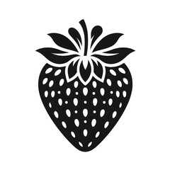 vector illustration of a strawberry