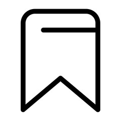 Bookmark Outline Icon