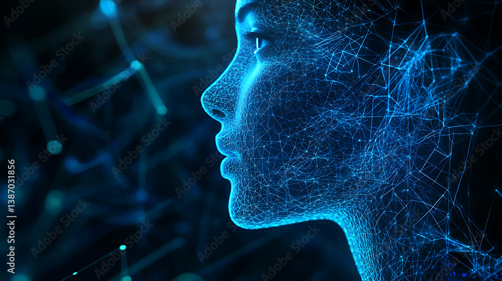 Poster an ai powered system enhancing voice synthesis by analyzing speech patterns, tonal variations, and u