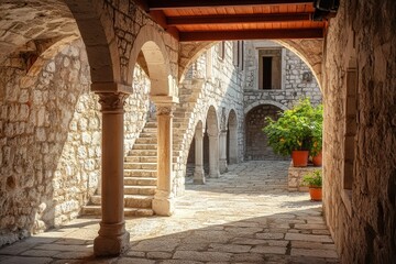 Historic Dominican Monastery in Bol, Brac: A Cultural Landmark by the Adriatic Sea