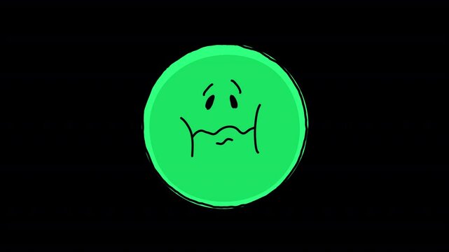 Vomiting face emoji icon