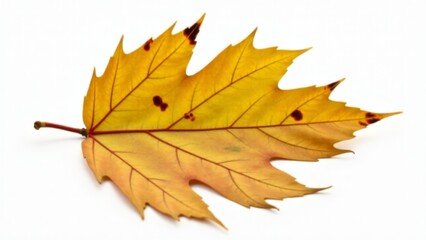 Single Maple Leaf With Color Changes