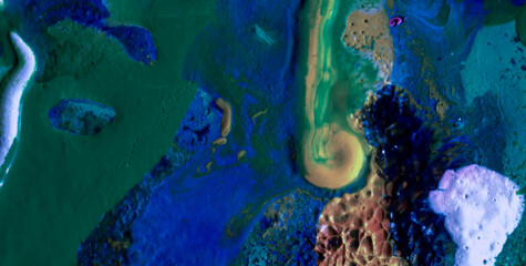 Explore an Eclectic and Expressive Painted Dreamscape: A Vivid Tapestry of Colors and Abstract Forms