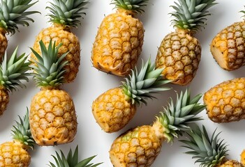 pineapple on a white background