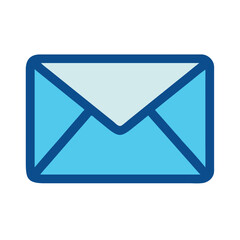 Envelope Representing Email or Message Communication Icon Design