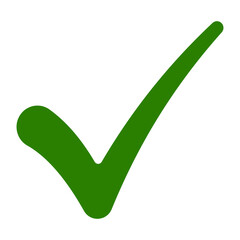 Green Check Mark Icon Success, Approval, Confirmation Symbol