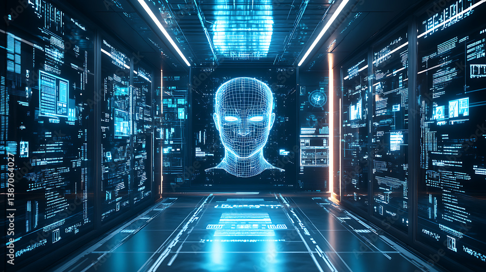 Poster an ai powered system improving cybersecurity by analyzing threat patterns, system vulnerabilities, a