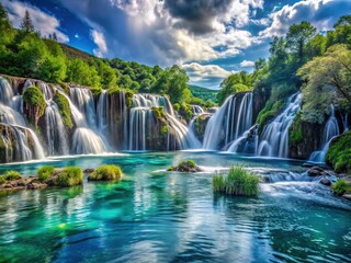 Fototapeta premium Stunning Water Photos - Serenity, Flow, Reflection