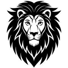 Obraz premium Lion head vector illustration