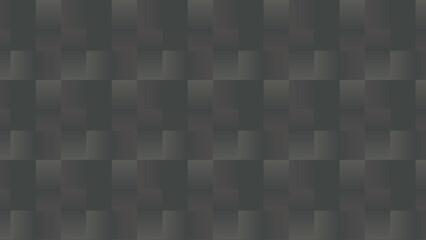 Abstract geometric black and white pattern with squares and cubes in a seamless mosaic design, featuring a 3D effect and colorful accents for a modern, artistic wallpaper