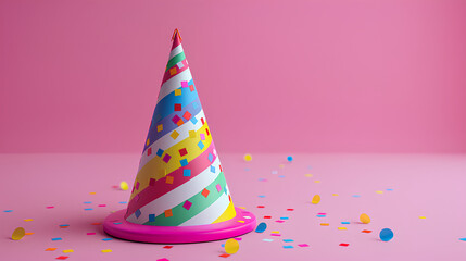 Birthday hat, 3d animation