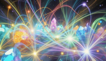 Obraz premium vibrant fireworks display with colorful explosions in the sky