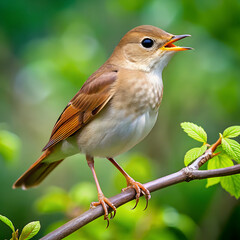 robin on a branch