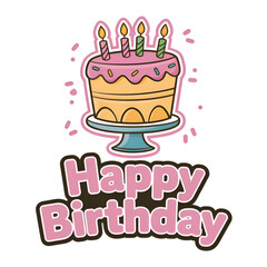 Happy birthday cake