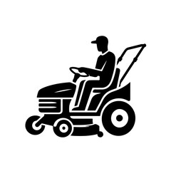  Lawn Mower  Silhouette  ,  Lawn Mower vector