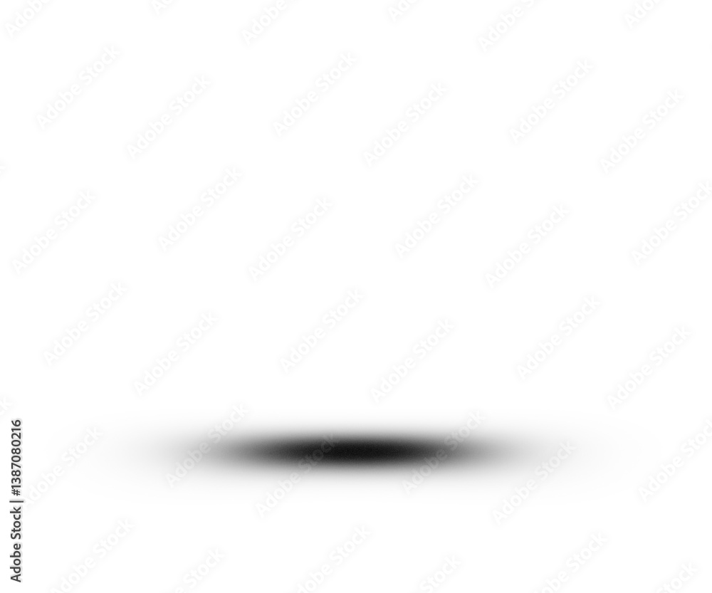 Poster realistic round shadow and shadow effect. poster, flyer, business card, banner shadow. png shadow on