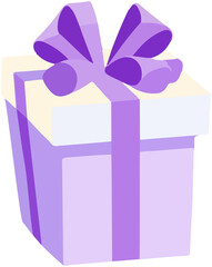 Purple gift box