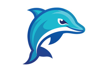 Obraz premium dolphin isolated on white