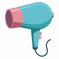 hair dryer vector illustration