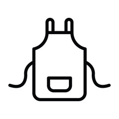 Apron line icon , vector, pixel perfect, illustrator file 
