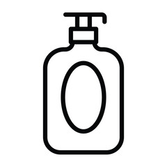 Shampoo Bottle line icon , vector, pixel perfect, illustrator file 
