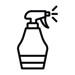 Spray Bottle line icon , vector, pixel perfect, illustrator file 
