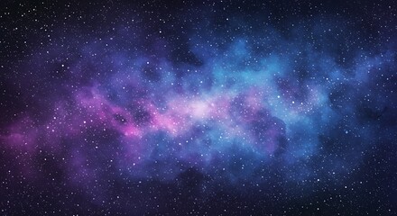 Obraz premium Cosmic Canvas: A Nebula's Embrace AI Generated