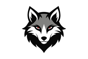 vector illustration of wolf