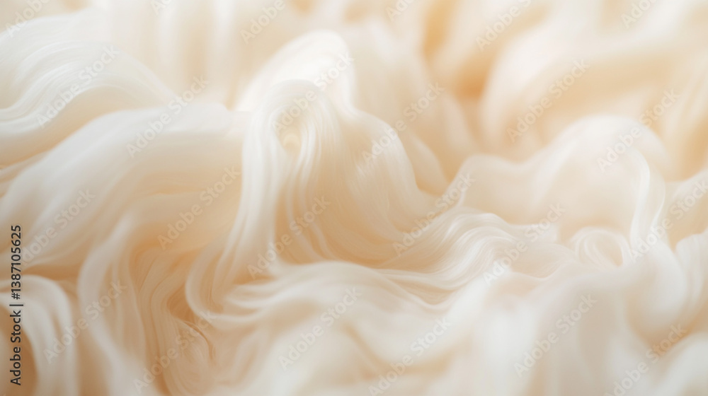 Aufkleber a soft and dreamy abstract background with swirling beige and white hues creating a calming atmosphe
