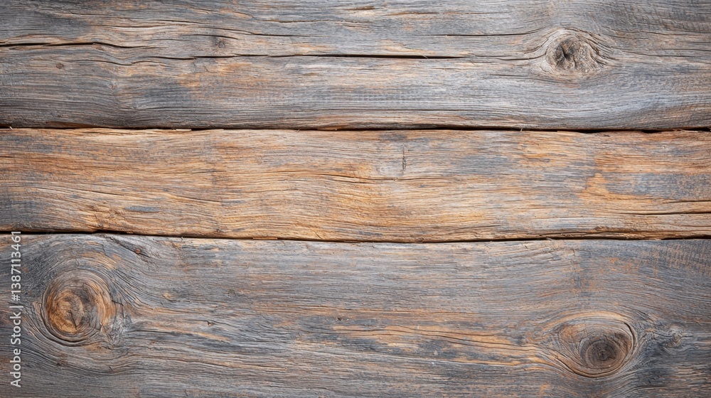 Poster textured wooden planks create a rustic backdrop displaying natural grains and patterns in a warm, ea
