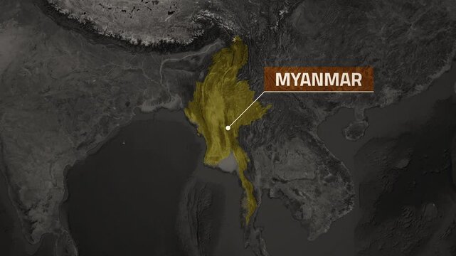 Myanmar VOX Style Map Animation in 4K UHD for Regional and Cultural Context