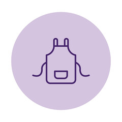 Apron vector, pixel perfect, illustrator file 
