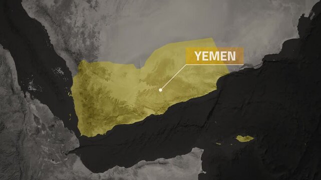 Yemen VOX Style Map Animation in 4K UHD Highlighting Unique Architecture and Landscapes