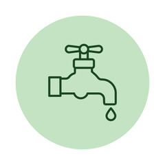 Faucet vector, pixel perfect, illustrator file 
