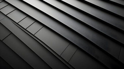 Fototapeta premium Abstract 3D Black Background