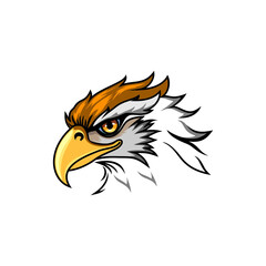 eagle head color icon