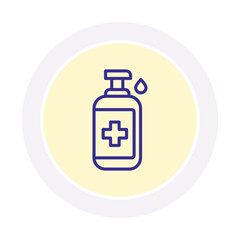 Liquid soap vector, pixel perfect, illustrator file 
