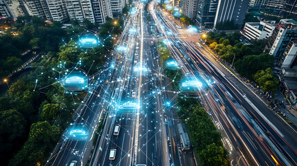 An AI powered system improving urban mobility by analyzing transportation patterns, AI-assisted route optimization, and real-time vehicle tracking for more efficient urban transportation