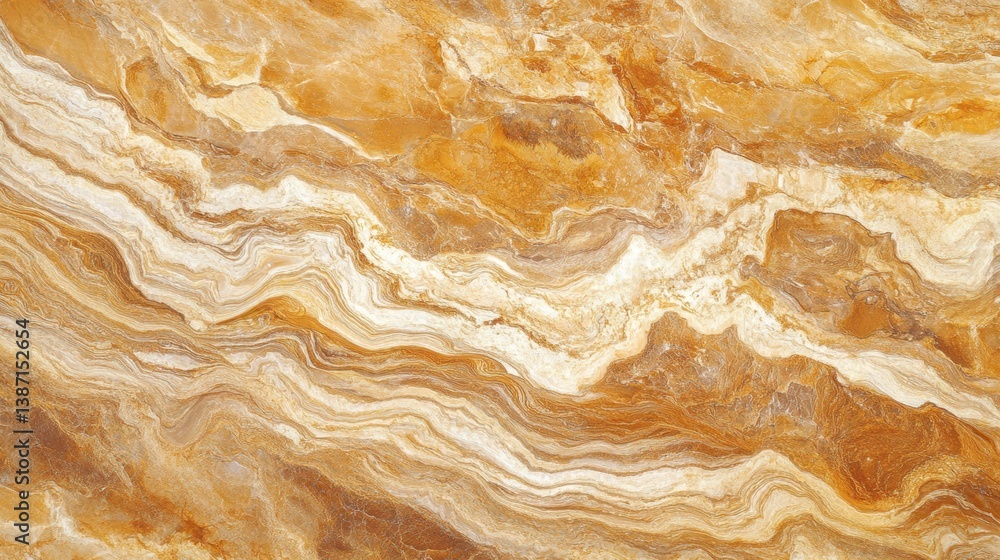Poster luxurious marble pattern showcasing soft neutral tones with flowing veins and a minimalistic aesthet
