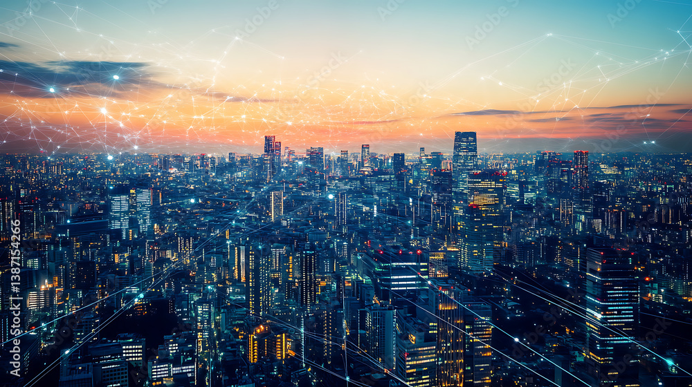 Poster an ai powered system improving urban planning by analyzing traffic flow, population density, and env