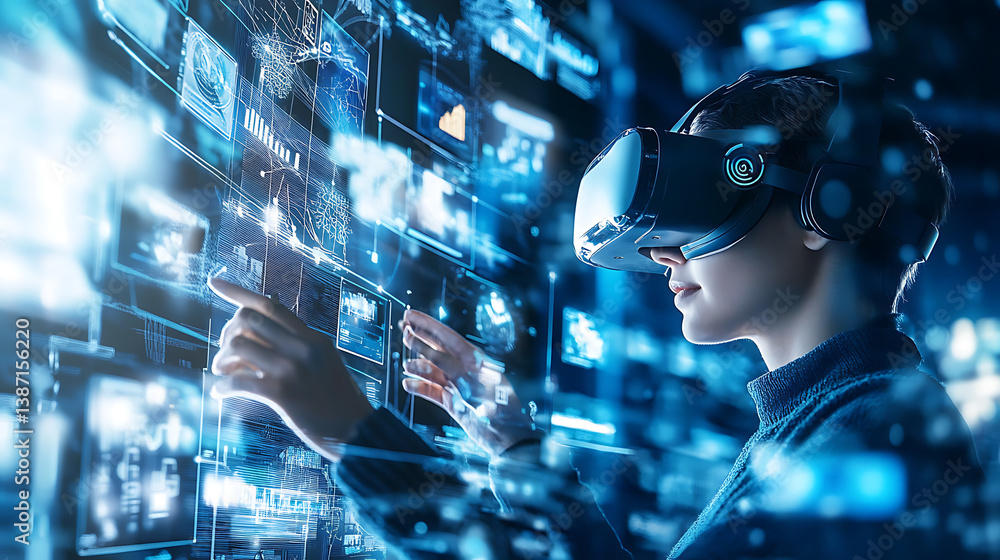 Poster an ai powered system improving virtual reality experiences by analyzing user interactions, environme