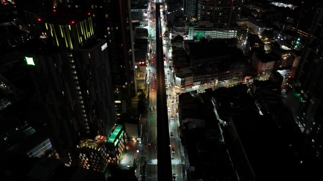 Aerial Perspective of Bustling Bangkok, Thailand