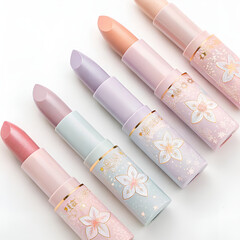 pink and white paper clips