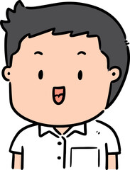 Illustration of student
