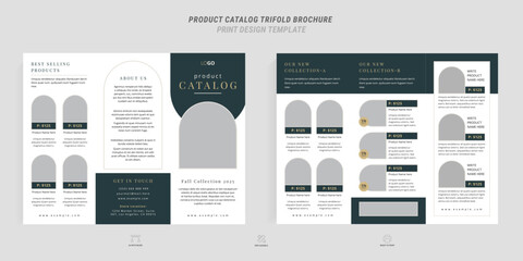 Luxury product trifold Brochure template