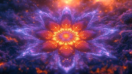 Fototapeta premium A kaleidoscope of vibrant abstract shapes, rendered with 3D artistry, forming a captivating background for a 3D illustration. 