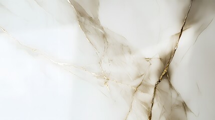 Elegant White Marble Surface With Intricate Gold Veining And Polished Finish For Contemporary Design