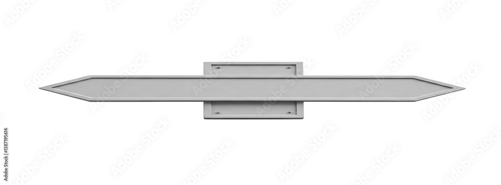 Poster grey arrow sign, isolated on a transparent background, png image, featuring blank space for text or 